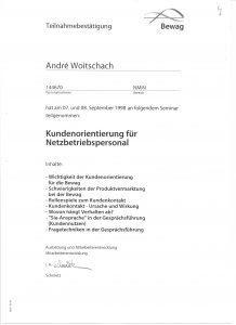Lehrgang Kundenortientierung