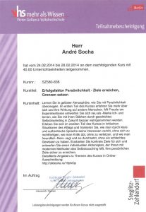 Erfolgsfaktor Persönlichkeit- Ziele erreichen, Grenzen setzen